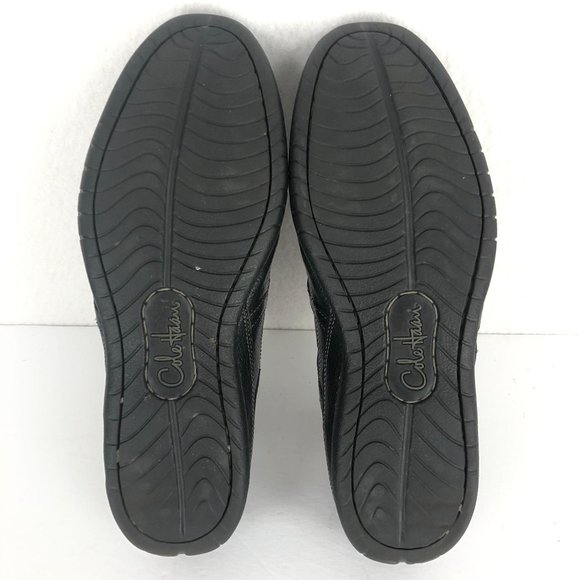 *SOLD* Cole Haan Black Lace-Up Oxford Driver Shoes Sz 10* - Picture 7 of 10